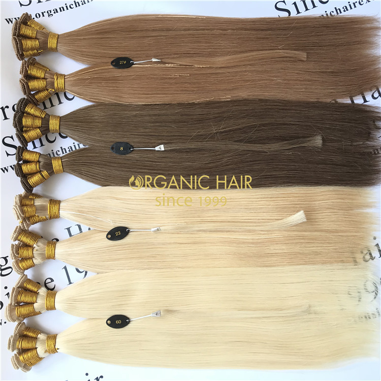 ORGANIC HAND-TIED WEFT SILKY STRAIGHT C26